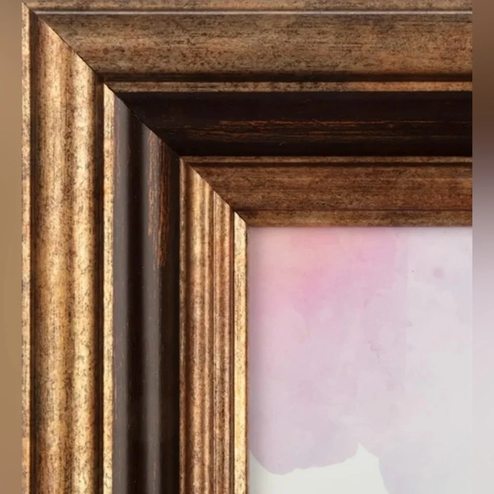 STUDIO DECOR Simply Essentials Two-Tone Finish Distressed Picture Frame #1005254